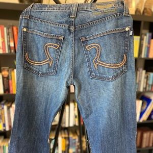 Rock and Republic Relaxed Straight Leg Jeans | Designer Denim | 32/32 | Henley